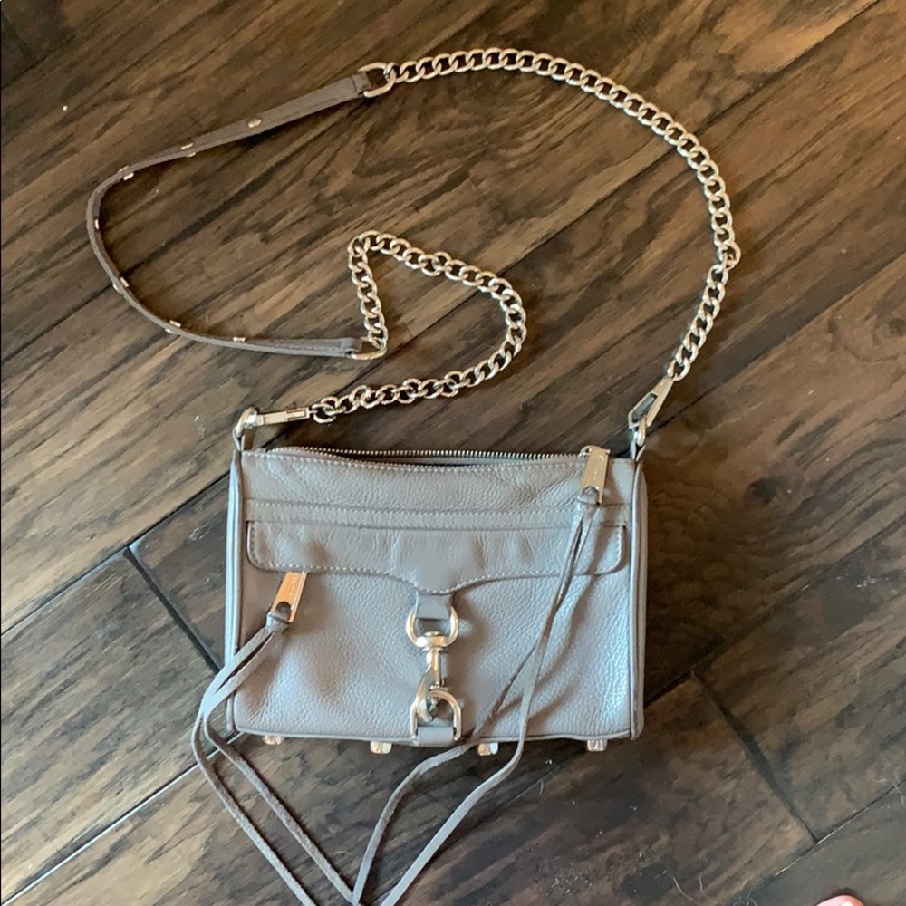 Rebecca Minkoff Grey Mini M.A.C. Crossbody